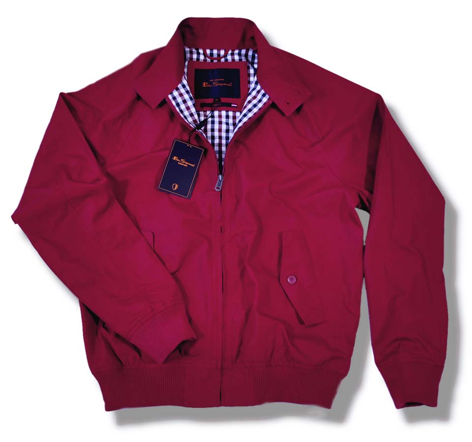 New Ben Sherman Mod Retro Harrington Jacket Fire Red | Adaptor Clothing